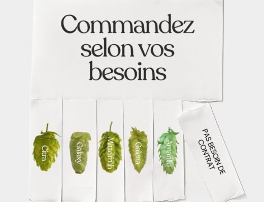 Houblons en format sur mesure